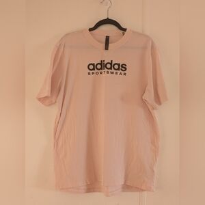 Adidas Men's Light Pink Sportswear Tee Like New